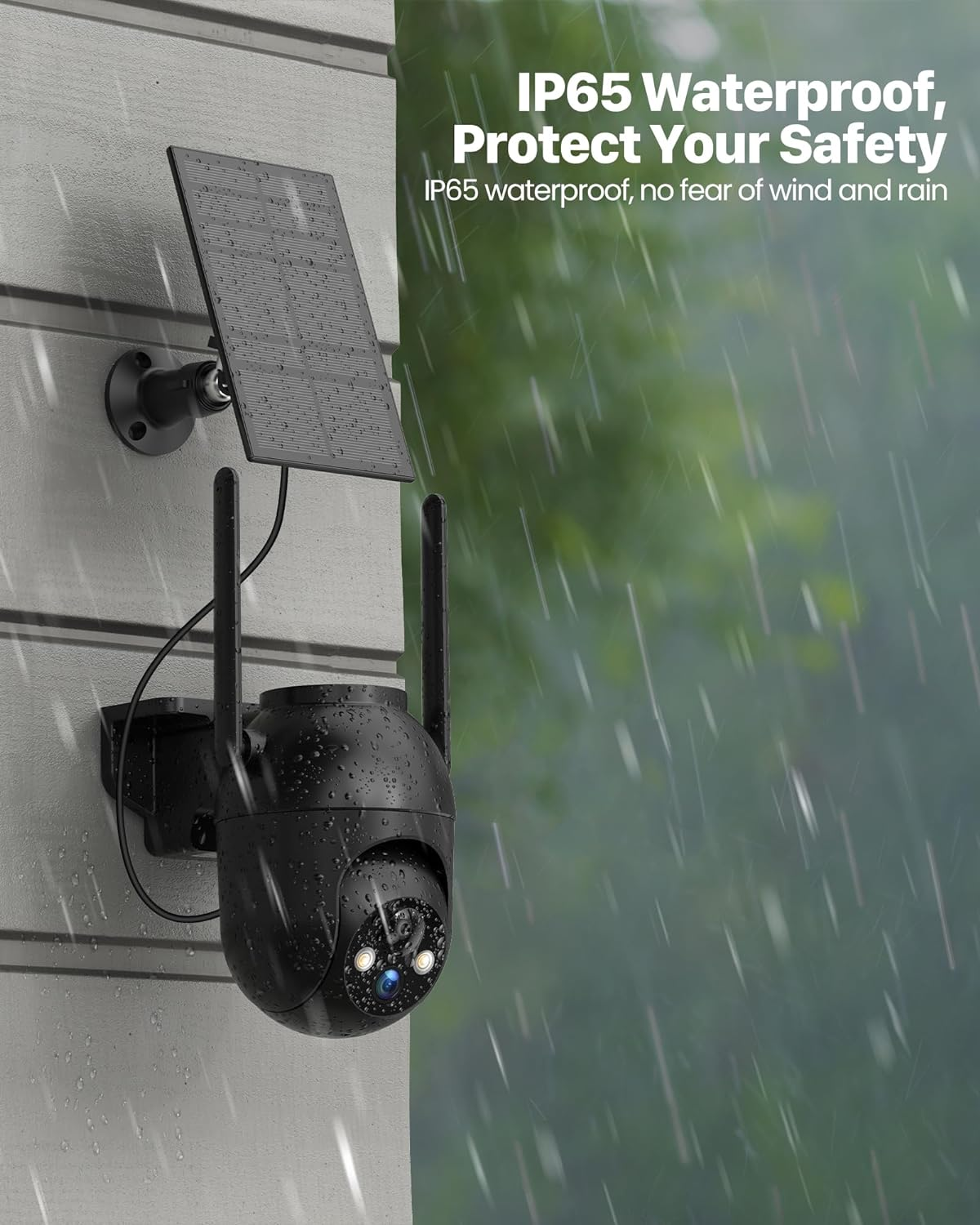 5MP CCTV Color Night Vision Wireless WIFI Ip Solar Camera - Image 3